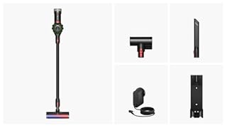 Dyson V8 Cyclone Aspirapolvere senza filo, 150 AW, 60 minuti di autonomia, Spazzola Motorbar anti groviglio, accessori combinati, stazione di ricarica a muro