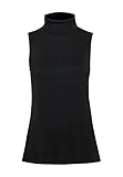 Glattes, softes Handfeel HALLHUBER Rollkragentop aus reinem Tencel™ tailliert geschnitten Black, L