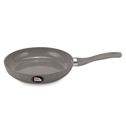 Image of MILTON Pro cook Induction Cookware & Gas Stove Friendly Non-Stick Fry Pan 22 cm | KFCC South Korean Ceramic | PFOA & PFAS Free | Healthy Low-Oil Cooking | Soft-Touch Handle | 2 Year Warranty | Brown