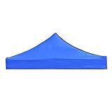 Luzhengyang Tent Top Cover Sunshade Sun Shelter Rain Tarp -ion - - Replacement Canopy for Camping, Garden, Beach - Silver Plaster Material - Various Blue 3x3m
