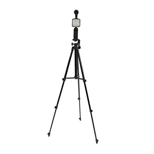 KIMISS Equipo de Grabación de Vídeo Profesional con Trípode y Luz de Relleno LED para Teléfonos Inteligentes - Kit Giratorio de 360° para Creadores e Influencers KIMISS Equipo de Grabación de Vídeo Profesional con Trípode y Luz de Relleno LED para Teléfonos Inteligentes - Kit Giratorio de 360° para Creadores e Influencers
