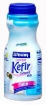 Lifeway Probiotic Low Fat Plain Kefir, 8 Ounce -- 24 per case.