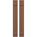 Ekena Millwork ARW101BB207X69BTH Americraft Two 2 Exterior Real Wood Joined Board-n-Batten Shutters (Per Pair), 7"W x 69"H, Burnt Toffee