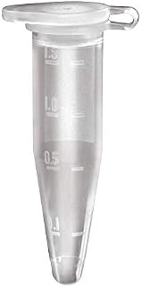 Labsales Micro Centrifuge Tubes, 1.5ml Polypropylene, Centrifuge tubes, Vials, Sample Tubes, Microtubes, Pack of 100 Natural Colour