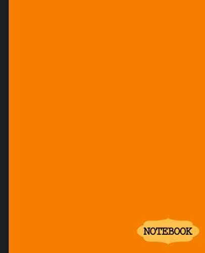 Simple Orange Composition Notebook: Composition notebook College Ruled Lined with orange cover. Simple journal for kids and adults. Perfect for students and teachers