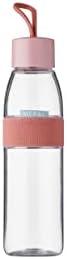 Mepal  Water Bottle Ellipse  Reusable Water Bottle  Leak Proof Drinking Bottle Suitable For Carbonated Drinks  BPA-Free - 700 ml  Nordic blue.