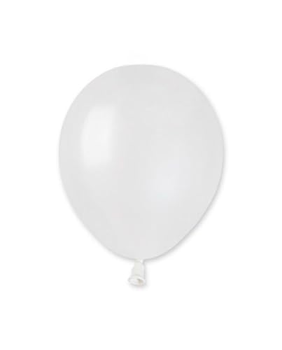 Chianese 100Pz Palloncini Professionali 13Cm Metal Bianco | Palloncini Metallizzati Per Compleanno, Matrimonio, Anniversari, Feste, Palloncini Grandi