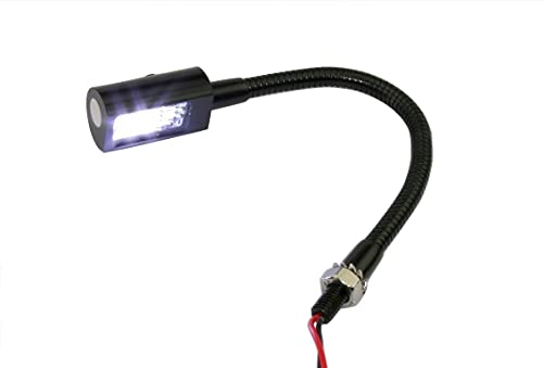 Lámpara LED Gooseneck Mini con Interruptor 140mm Blanco Frío miniatura 3