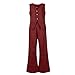 Wjnvfioo Female Vest Pants Suit Two-Piece Setsummer Fashion Street Style Vest Loose Pants Solid Color Two-Piece Set pnnrk M