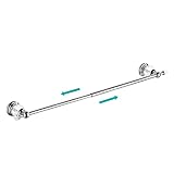 WOLIBEER Crystal Towel Bar,Chrome Towel Holder Adjustable Towel Rack Rod Expandable Stainless Steel 