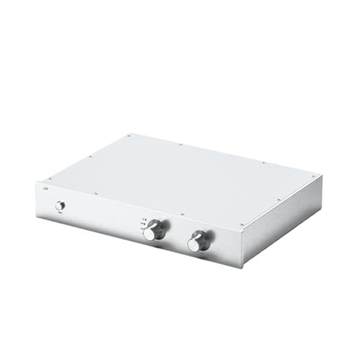 430 * 70 * 360mm All-Aluminum Power Amplifier Case Preamplifier Chassis Vacuum Tube Amplifier Chassis Shell Box(Black 300Deep)