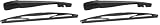 HOSAIRY Rear Wiper Arm Blade Set for Honda Odyssey 2011-2017 Rear Windshield Wiper Arm Blade Assembly 76720-TK8-A01 76730-TK8-A21 (Pack of 2)