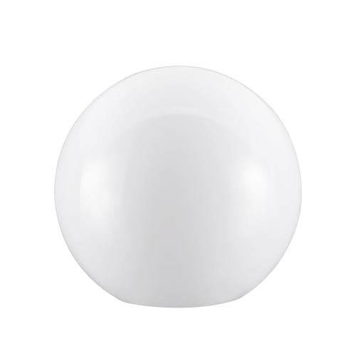 Aspen Creative 28002-31, 7-3/4" White Acrylic Replacement Lamp Post Globe with 3-3/4" Neckless Opening by Aspen Creative - Used condition - CA$31.58