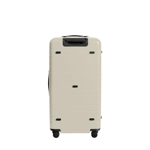 Image of Away Trunk Checked Luggage - 31-Inch Lightweight Hardside Suitcase with 360 WhisperGlide Spinner Wheels, Interior Compression System, TSA-Accepted Lock - Salt White Matte