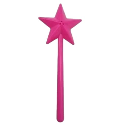 Zymoplas Bacchetta magica Saliera Pepiera ABS per alimentare Realizzato in artigianato squisito Bacchetta stellare Pepiera per spezie, Rosa: 3 fori