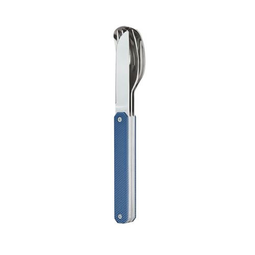 Couverts compacts Akinod 12:34 avec assemblage aimanté et manche bleu - 4