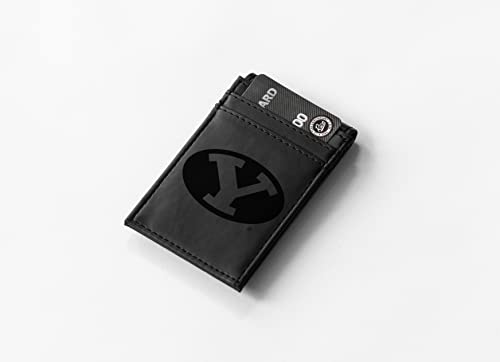 Image of NCAA Laser Engraved Front Pocket Wallet - Compact /Comfortable /Slim