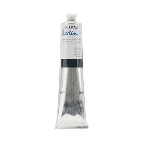 LUKAS Berlin Oil Peinture à l'huile mélangable à l'eau de qualité supérieure Gris Paynes 200 ml