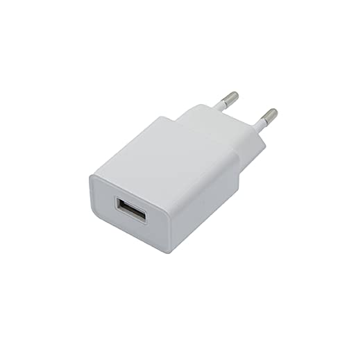 ISIUM 900064 - Chargeur Secteur USB 2,4 A - Prise USB - Chargeur Rapide - Adaptateur Secteur USB - Entrée 100/240V - Sortie 5V/1 USB /2,4A - Compatible Tablette, Smartphone et Autres - Blanc