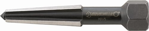 STAHLWILLE 901/5T Schraubenausdreher-Satz 5-tlg. | zum Entfernen von beschädigten Schrauben | in Textiltasche | Made in Germany