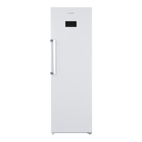 Aspes Refrigerador Blanco, 1 Puerta. AR185602ENFD, Capacidad 359 Litros, No Frost, Ventilación Universal, 40 dB, Puerta Reversible, Apertura con Tirador, Clasificación Energética E