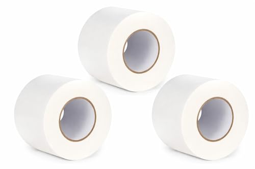 CrawlSpace-DIY Vapor Barrier Tape (3 Pack) 4” x 180’ – Heavy Duty White Polyethylene Seam Tape for Crawl Space & Basement Encapsulation, Moisture Barrier Seal for Plastic Sheeting & Underlayment