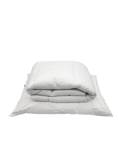 Mortreux Pack bébé Coton Anti acariens - 1 Couette 80 x 120 + 1 Oreiller 40 x 60 - Toutes Saisons