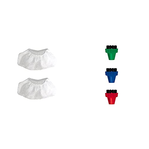 Polti Lot de 2socquettes pour Unico & Pinceaux pour Unico, Lot de 3, Multicolore Cover