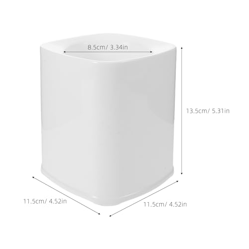Porte-brosse WC 4 pièces minimaliste avec gobelet de rangement discret
