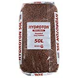 Mother Earth Products Hydroton Original Expanded Clay Pebbles, 50 Liter