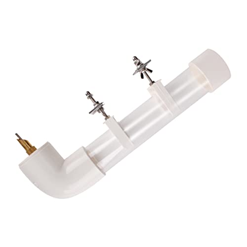 1個 鳥酒飲み オウムのペレット 鶏フィーダー 鳥用水筒 鳥かご用の水やり 鳥の餌場 オウム自動給餌器 水を飲む人 ガゼボ ボトル 鳥の餌箱 オウムの給餌カ 鳥の餌カ 白い