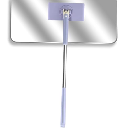Lazy Mop | Limpiador plegable para cambiar de tela | Mini fregona giratoria de 360 grados | para cocina, baño, vajilla, escritorio, vidrio, sala de estar, piso de coche, hogar