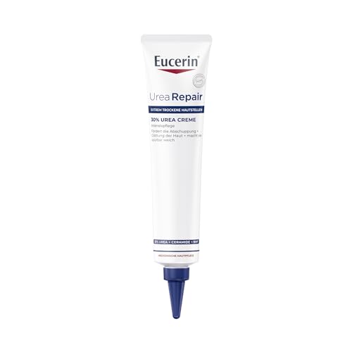 Eucerin UreaRepair 30% Urea Creme 75 ml, intensiv pflegende Körpercreme mit Präzisionsapplikator für extrem trockene, schuppige Hautstellen, Hautpflege mit Urea und Ceramiden