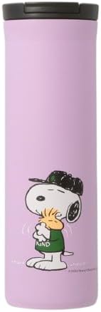 PEANUTS ステンレスボトル パープル 473ml STARBUCKS スターバックス PEANUTS ステンレスボトル パープル 473ml