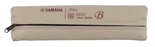 Yamaha YRA-322B Alto Recorder in Key of F, Baroque Fingering, Double holes, Three-Piece Construction, Simulated Rosewood Finish by Yamaha - Image 2