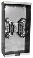 Milbank U7021-RL-TG 1 Phase Ringless Meter Socket 4 Jaw 1 Position 200 Amp