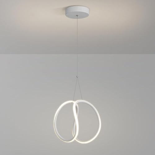 Chandelier en aluminium art moderne au style industriel épuré
