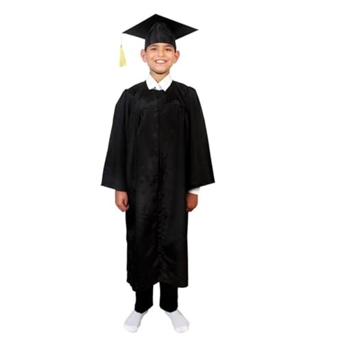 Image of ITSMYCOSTUME Convocation Graduation Gown Costume Dress for Kids Complete Set (Gown,Cap) for Boys & Girls