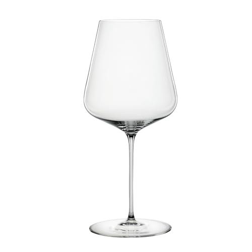 Spiegelau Definition Bordeaux Wine Glasses, Crystal Clear Drinking Glasses for Red Wine, Elegant Stemmed Glassware, Home Bar Accessories, Wedding Gifts, Hosting Essentials, 26 oz, Set of 2