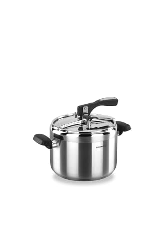 Best Korkmaz Stainless Steel Cookware 4 korkmaz Turbo 7 Quart Stove Top Pressure Cooker Stainless Steel Cookware Induction Compatible