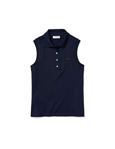 Polo sans manches Lacoste slim fit femme idéal pour le tennis et le golf