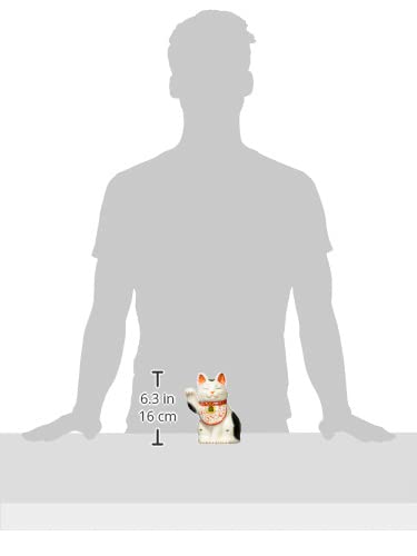 陶彩万福唐草招き猫　右手上げ　薬師窯【新品】金運　薬師如来　健康長寿　財運 陶彩万福唐草招き猫 右手上げ 薬師窯【新品】金運 薬師如来 健康