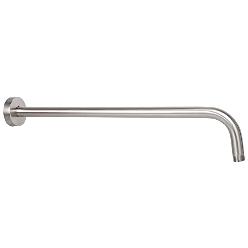 Nearmoon Shower Arm, Extra Fixed Arm With Flange, Stainless Steel Wall-Mounted Showerhead Arm (20 Inch, Brushed Nickel) #TOP24