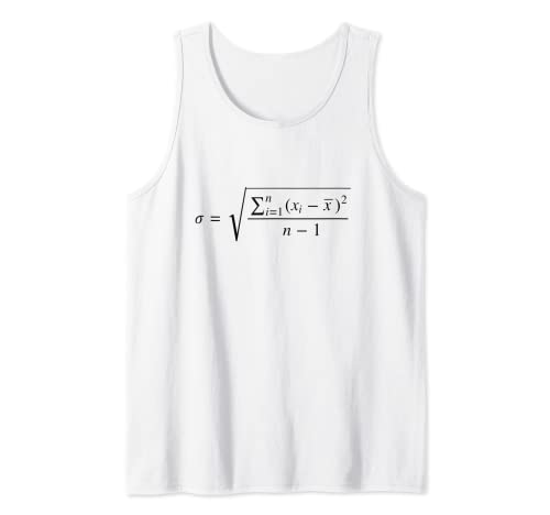 Standardabweichung Formel Statistik Stochastik Mathe Tank Top