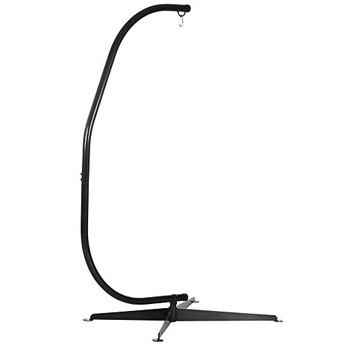 Outsunny Support de Fauteuil Suspendu, Support Chaise Suspendue, Base en X, Cadre en C, Boucle à...