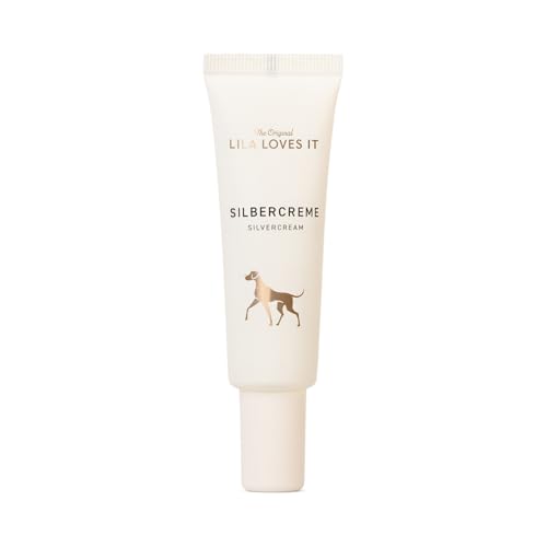 LILA LOVES IT Silbercreme für Hunde – Akutpflege mit Aloe Vera, Shea Butter und Mikrosilber, nanofrei, beruhigt und pflegt gereizte Hundehaut intensiv, SILVERCREAM, 30 ml