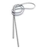 1 Meter Stainless Steel Tension Spring Wire Extension Spring 1pc with Durable Corrosion Resistance for Industrial or Home Use(R,1m)