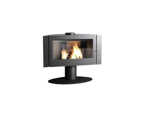 Poêle À Bois Fonte 12kw Anthracite - 6114-44