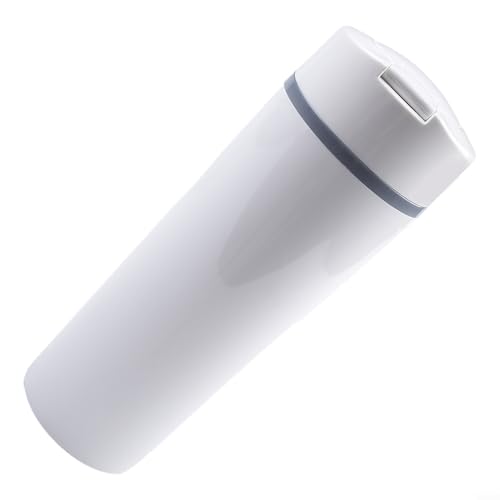 Drivstraw Calentador de agua eléctrico para coche con pantalla digital, 500 ml, hervidor de viaje de acero inoxidable 304 con control de 4 temperaturas (hervir/mantener caliente/té/leche), compatible