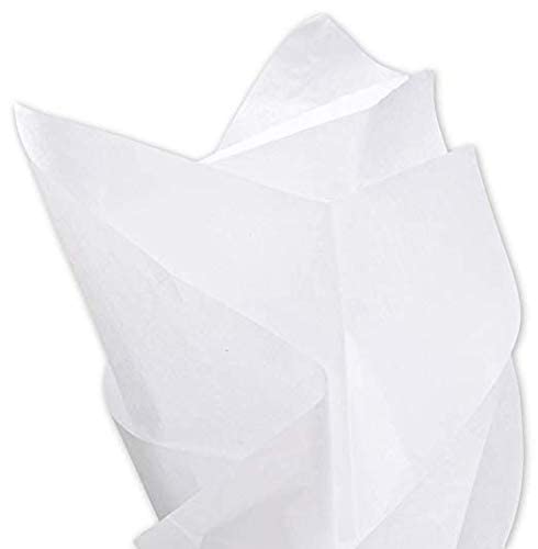 White Gift Wrap Tissue Paper | Size: 20 Inch X 20 Inch | Count: 20 Sheets | Color: White